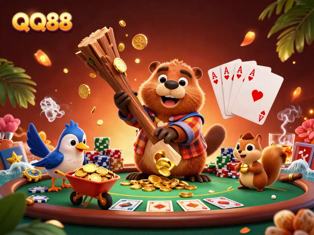 Experience thrilling wins at QQ88 with lively characters and dynamic casino elements.