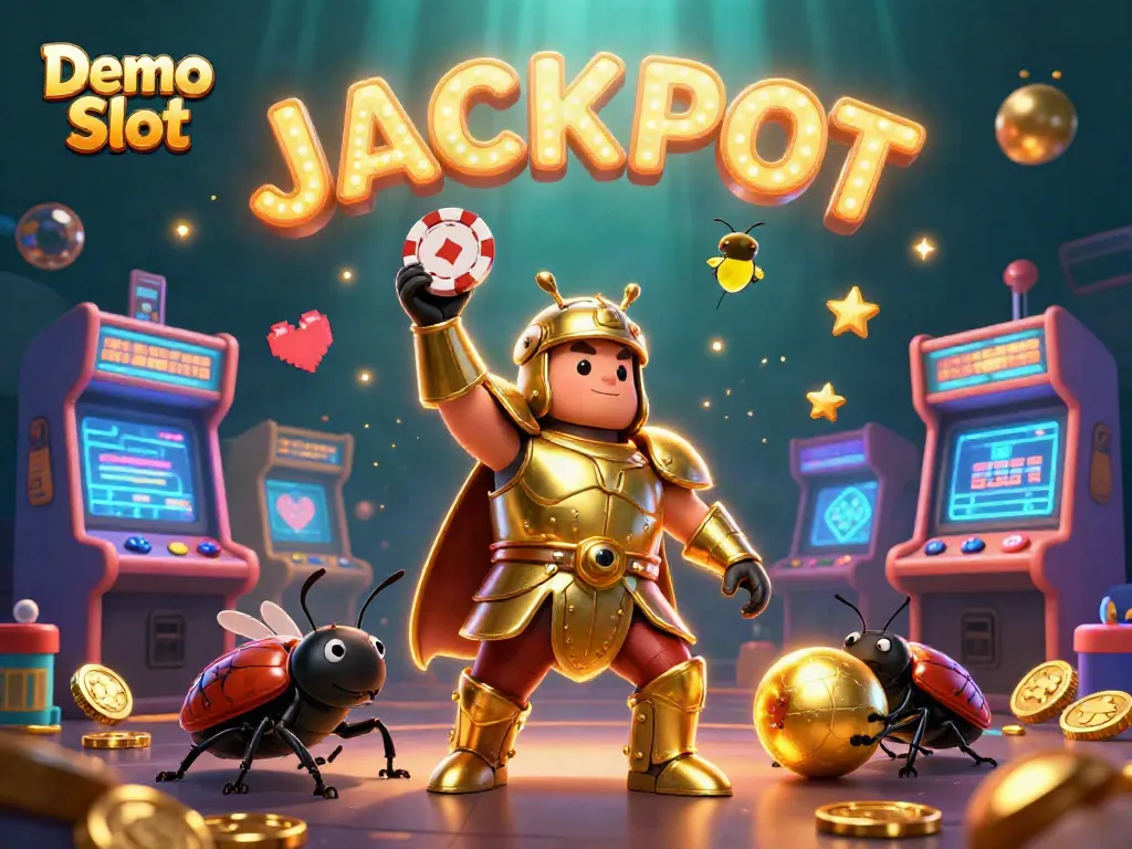 Experience the thrill with Demo Slot featuring colorful characters and vibrant gaming elements.