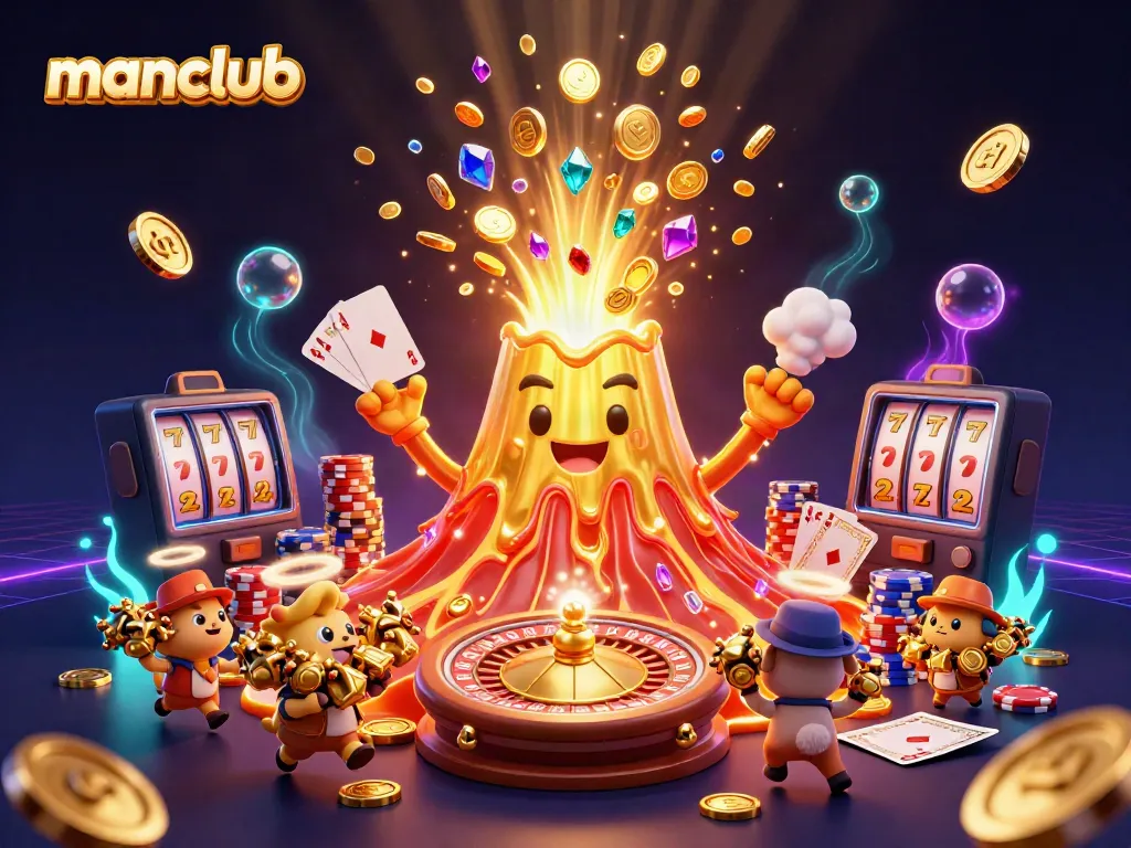 Win big at manclub with exciting casino adventures featuring vibrant game elements and winning characters.