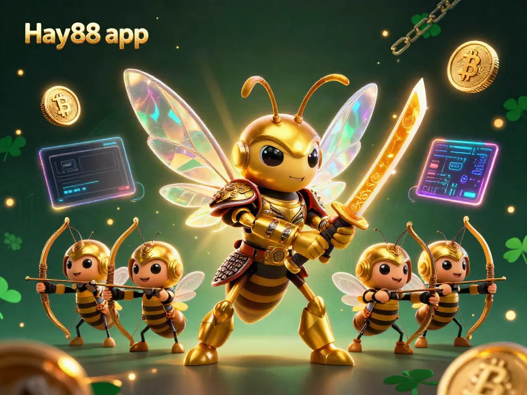Explore the vibrant gaming world of the Hay88 app with 3D character action and crypto elements.