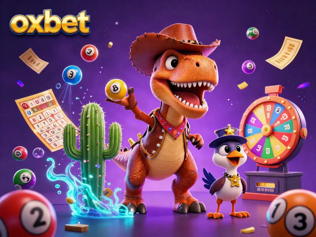 Join the action at Oxbet for thrilling casino games featuring a cowboy dinosaur and excitement!