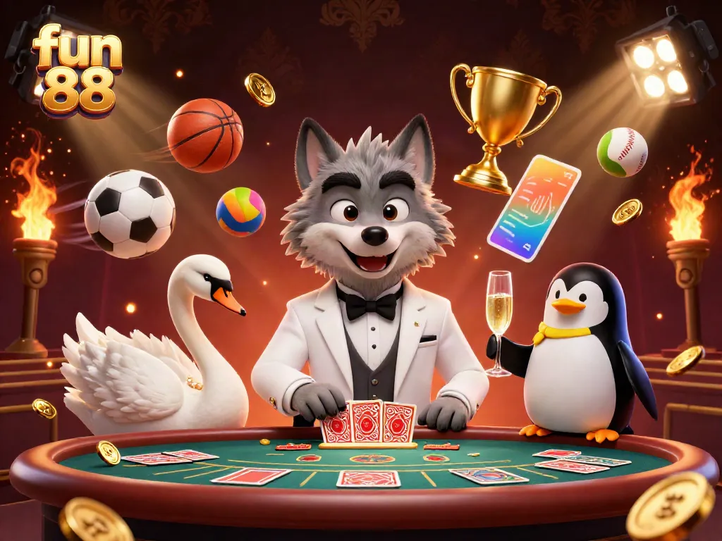 Enhance your game with fun 88 through dynamic gambling elements and vibrant casino characters.
