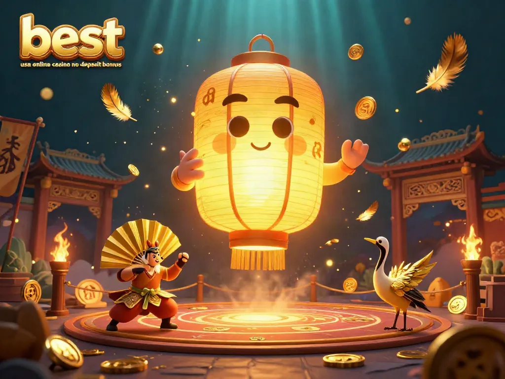 Experience the best usa online casino no deposit bonus in this vibrant, detailed 3D casino scene.